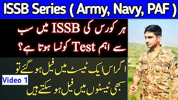 The Most Important Test in ISSB | ISSB Test Details | ISSB of Pak Army Navy PAF for all Courses |
