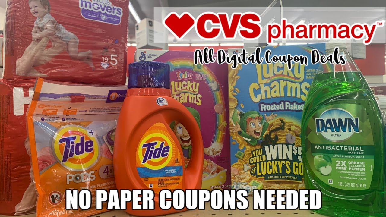 2 EASY DIAPER DEALS CVS WEEKLY DIGITAL COUPON DEALS! YouTube