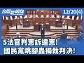 憲法法庭及修法爭議