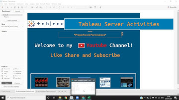 Tableau Server Training - Permissions & Properties