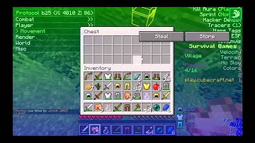 minecraft cubecraft hacked client on 1.9