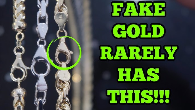 Why buy GOLD chains when the fakes look REAL?! 