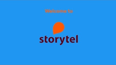 HOW TO CREATE ACCOUNT IN STORYTEL AUDIOBOOKS