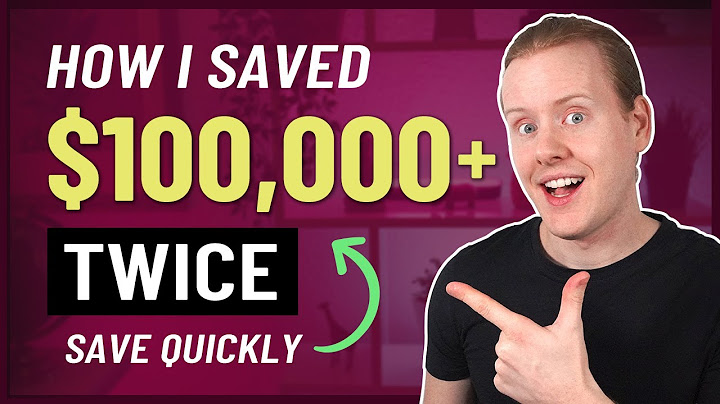 How I saved $100,000 TWICE | How to Save Money FAST