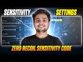 Bgmi 4.1 Update Sensitivity Settings 🔥 Best Zero Recoil Sensitivity &amp; Control Code PUBG / BGMI 