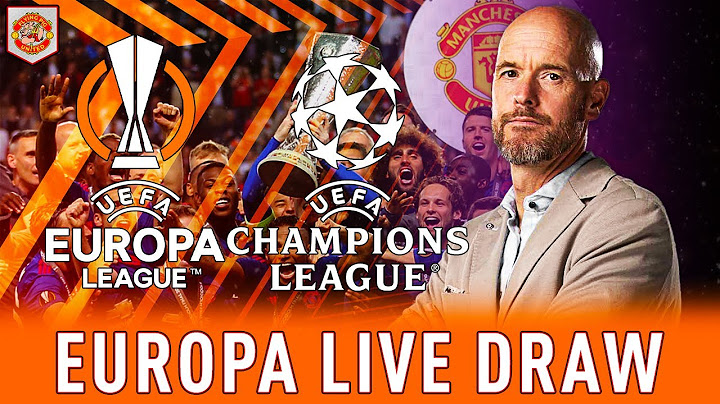 UEFA Champions League Draw & Europa League Draw LIVE  | Man Utd News LIVE