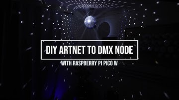 Raspberry Pi Pico ArtNet to DMX Node