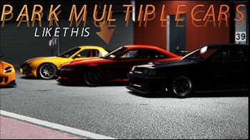 How To Park Multiple Cars In Assetto Corsa - How To Showcase Cars!!