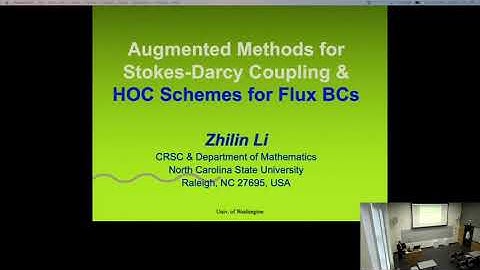 Boeing Colloquium: Augmented Methods for Stokes-Darcy FSI Problems & HOC Schemes for Flux Type BCs