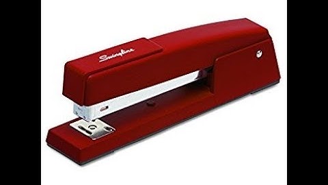 How to load a stapler Swingline 747