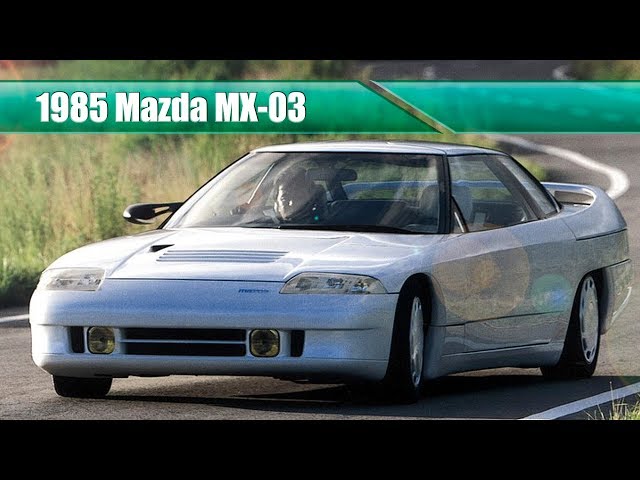 Amazing But Forgotten Concept Cars: 1985 Mazda MX-03 - YouTube