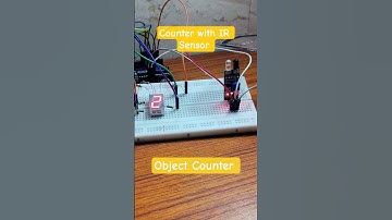 Object Counter using IR Sensor &7-Segment Display #arduino #youtubeshorts #electronics #cooltech