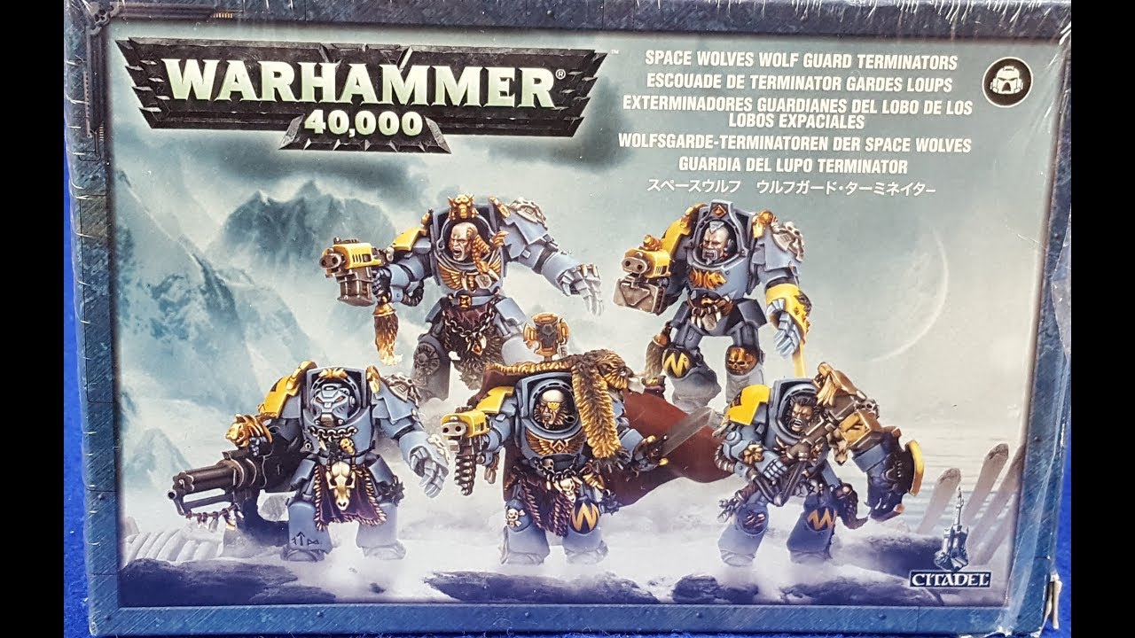 Escouade Terminator Space Wolves - Warhammer 40K - Peinte Et Assemblée