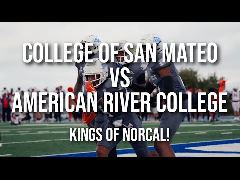 NorCal Finals! College of San Mateo Football | 4k Recap vs. American River College