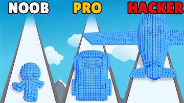 NOOB vs PRO vs HACKER in Pixel Battle