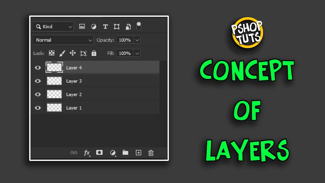 Layers in Photoshop 2020 (Simple Tutorials for Beginners) - YouTube