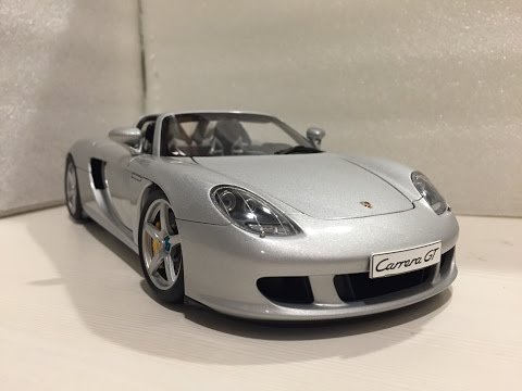 AUTOart PORSCHE CARRERA GT 1/18 オートアート 1:18 autoart Porsche Carrera GT diecast model car white Red