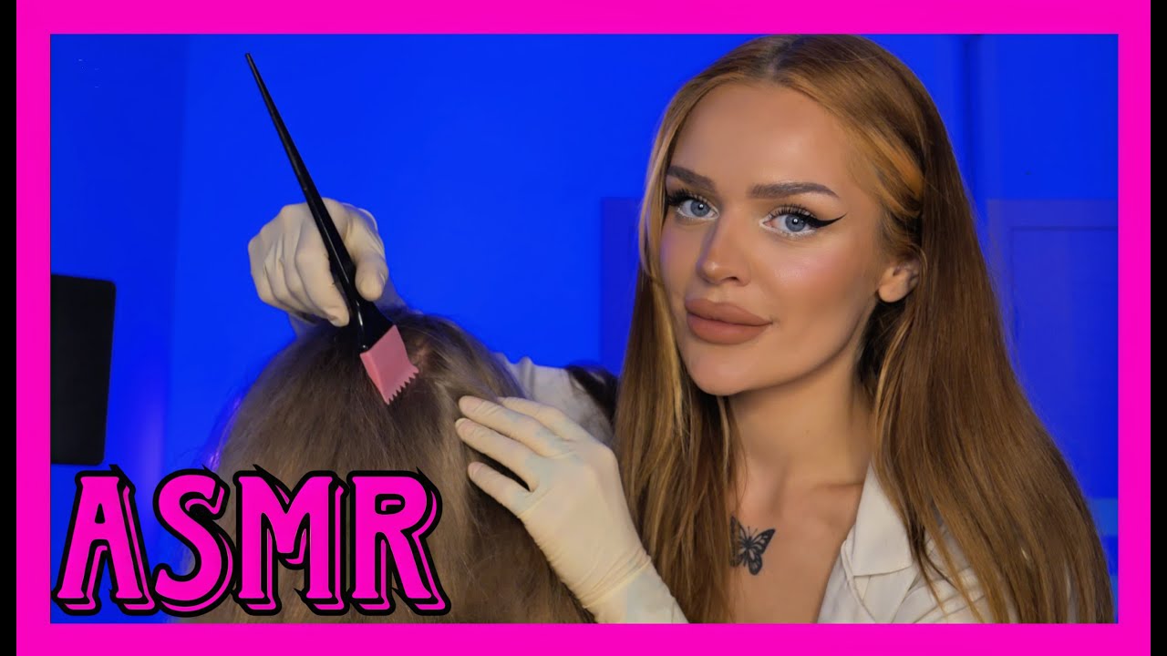 ASMR😴 TRYCHOLOG BADANIE SKÓRY GŁOWY