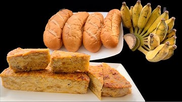 Nhà Có Bánh Mì Nguội Và Chuối / Làm Bánh chuối nướng Này Ngon Ngất Ngây