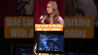 Brie Larson On Building A Relationship With Jacob Tremblay in &#39;Room&#39; #movies