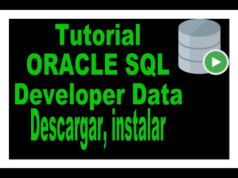Vídeo Tutorial Descargar e Instalar ORACLE SQL Developer Data Modeler ...
