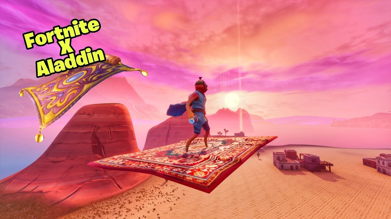 Fortnite Creative Carpet Epic Games Added Magic Carpet In Fortnite Fortnite X Aladdin Youtube