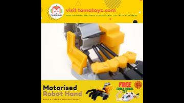 4M KidzRobotix Motorised Robot Hand by Tomatoyz.com