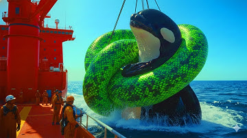 Brave Rescue: Rescuers FACE a Giant Python to Save an ORCA