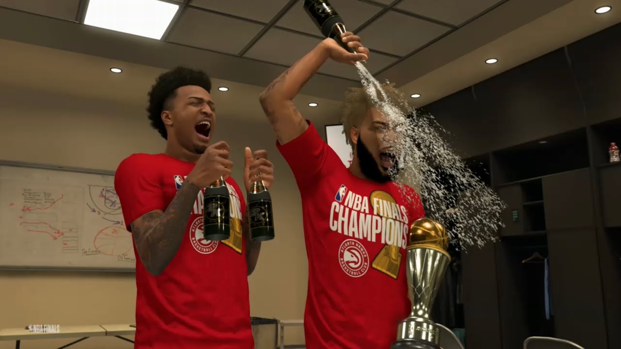Atlanta Hawks NBA CHAMPS ( Finals MVP + 107 point game ) - YouTube