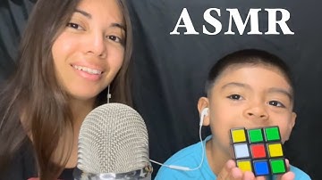 My little nephew tries ASMR for the first time…