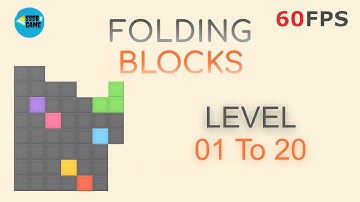 Folding Blocks: Level 1 To 20 iOS/Android Walkthrough