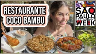Coco Bambu: Menu Completo por R$ 68,90 (Restaurant Week)
