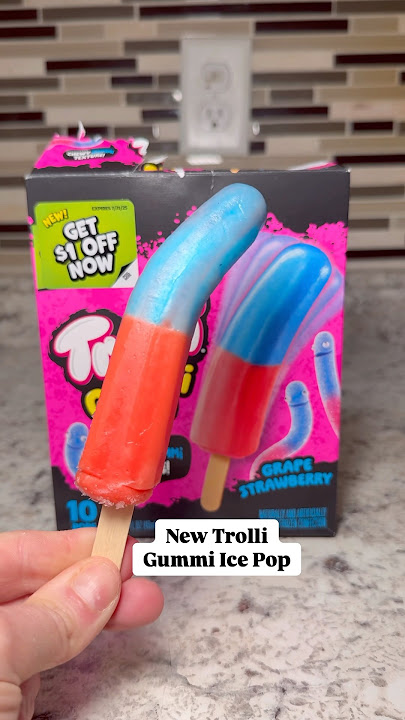 New Trolli Gummi Ice Pop #gummy #ice #icecream #new