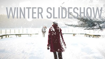 FREE After Effects Template - Winter Parallax Slideshow