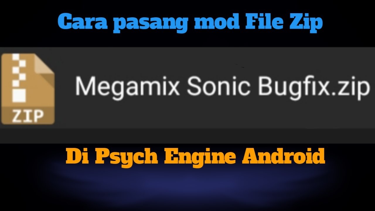 Cara pasang Mod fnf Psych engine Zip file di Android - YouTube