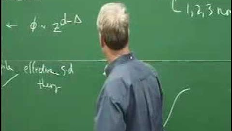 Joe Polchinski - Introduction to Gauge-Gravity Duality - Lecture 5