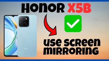 How to use screen mirroring Honor X5b || Screen mirroring and screen cast settings