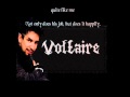 Voltaire - When You&#39;re Evil - With Lyrics