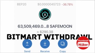 SUCCESSFUL SAFEMOON WITHDRAWAL FROM BITMART!!! 🚀🚀🚀😁