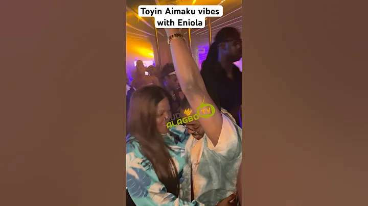 Toyin Aimaku,Priscilla Ojo And Eniola vibes together after party