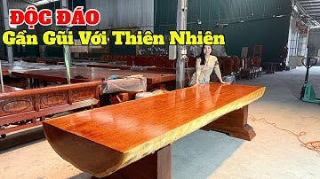BÀN CONG NGHỆ THUẬT - Độc Đáo, Gần Gũi Với Thiên Nhiên | BGNK446