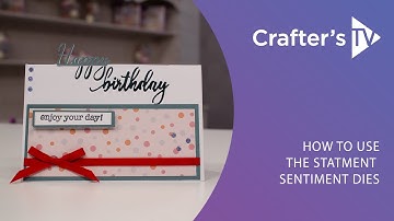 Monthly Craft Kit #41 Statement Sentiments | Demo 2
