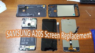 เปลี่ยนจอ Samsung A20S Screen Replacement