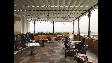 RÈM TRẦN XẾP LY TỰ ĐỘNG – GIẢI PHÁP CHE NẮNG ĐẲNG CẤP DƯỚI MÁI KÍNH TẠI NHÀ HÀNG VINCOM LẠNG SƠN