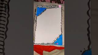 Front page design #youtubeshorts #shorts #creativity #viralvideo #borderdesign #subscribe #ytshorts