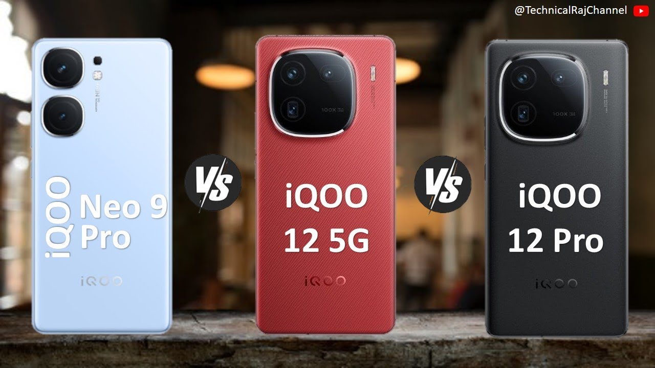 iQOO Neo 9 Pro vs iQOO 12 5g vs iQOO 12 Pro | Comparison - YouTube