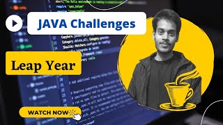 Java -  leap year User input program   #program #coding #learncoding #java