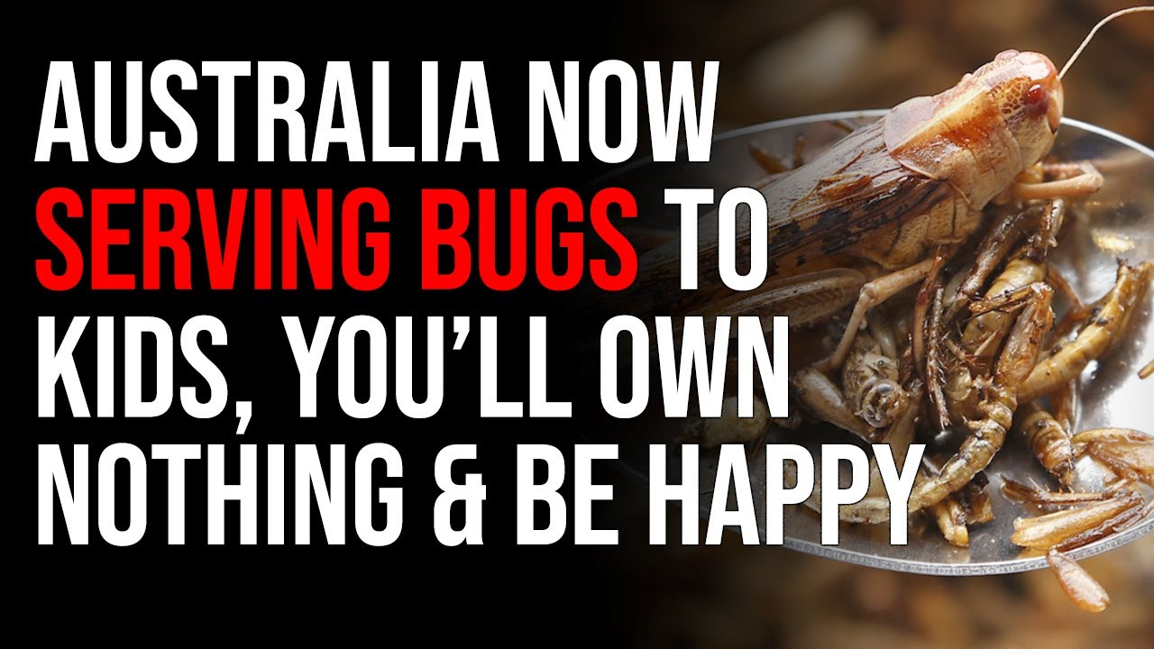 A Thousand Schools In Australia Are Now Serving Bugs To Kids, You Will Own Nothing & Will Be
