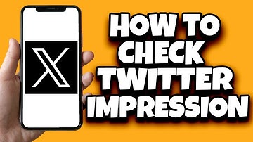 How To Check Impressions On Twitter X App (2024)