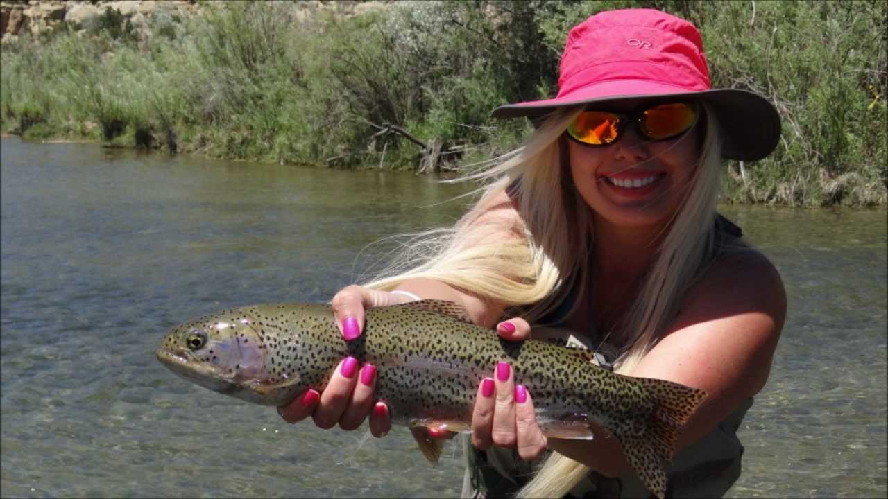 Pink lady trout Kisser San Juan River Fly Fishing YouTube